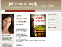 Tablet Screenshot of juliannebalmain.com